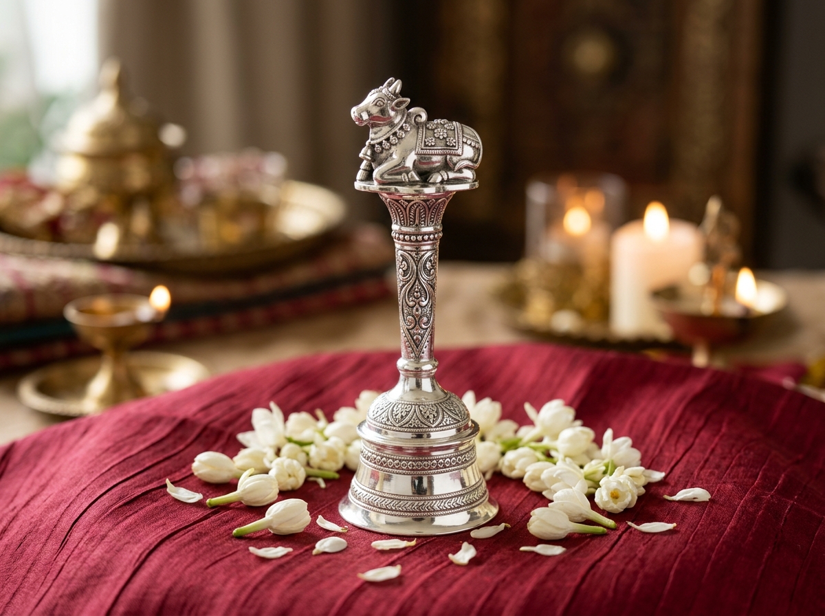 Silver Puja Bell